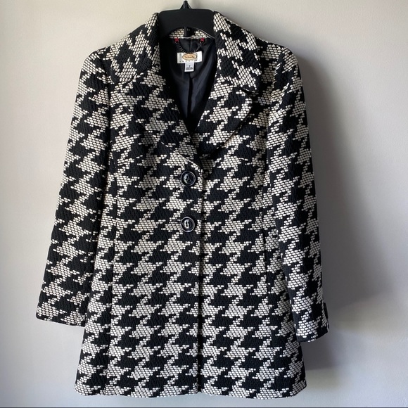 Talbots Jackets & Blazers - Talbots Houndstooth women’s petite coat